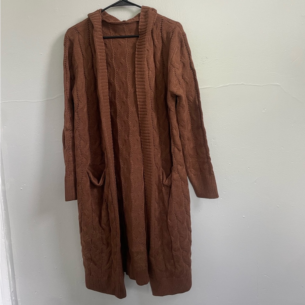 Knit Long Cardigan